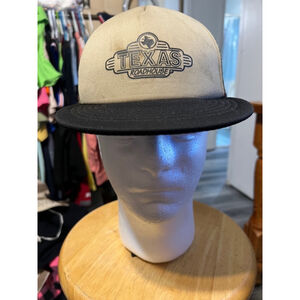 Unisex District Hat, Baseball Cap, Adjustable, Beige and Black